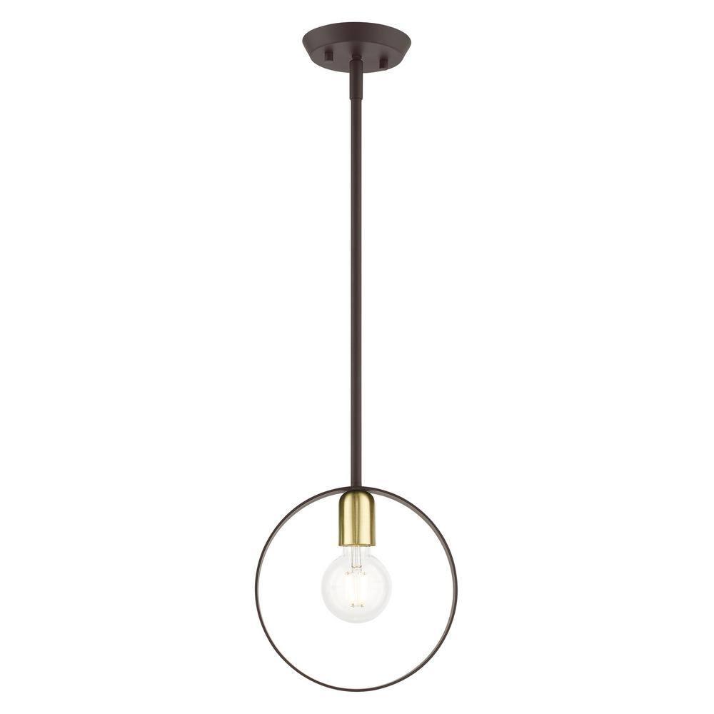 Livex Lighting Modesto 1 - Light Pendant in  Bronze