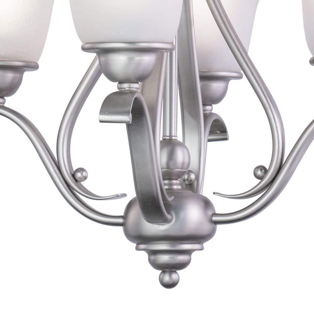 Vaxcel Monrovia 4 - Light Chandelier in  Brushed Nickel