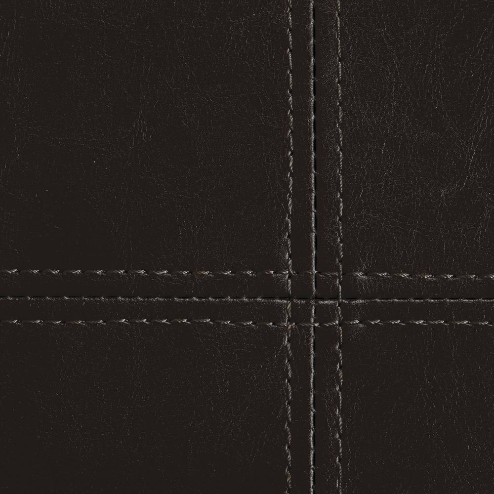 American Furniture Classics American Furniture Classics Model 512 Foldable Tufted Storage Bench - Dark Brown