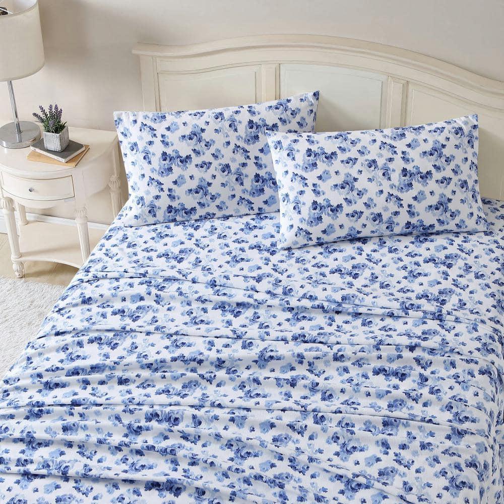 Laura Ashley Laura Ashley Cotton Flannel Cozy Sheet Sets