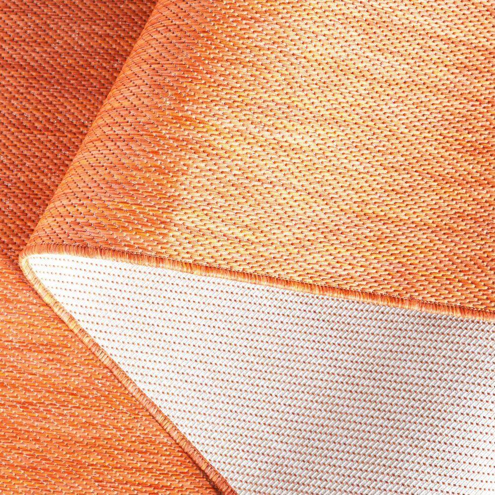 Beach House BHS274 Machine Made Loomed Area Rug - Orange - 9' X 12' - Safavieh