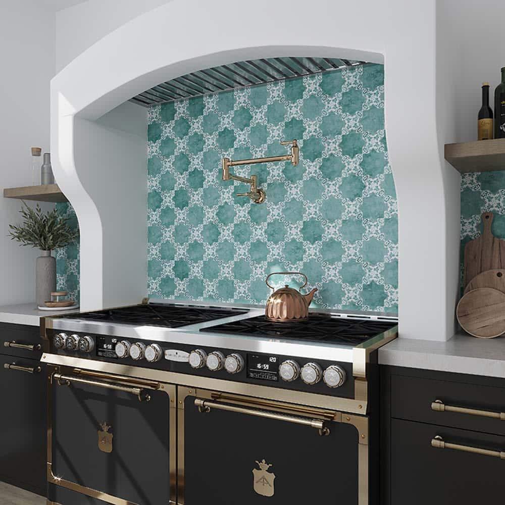 Apollo Tile Siena 5.35'' W x 5.35'' L Ceramic Singular Tile