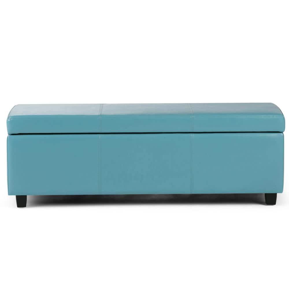 Simpli Home Avalon Storage Ottoman Bench,Assembled