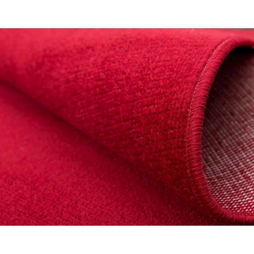 Unique Loom Williamsburg Collection Area Rug - Solid (4' 1" x 6' 1" Rectangle Burgundy)