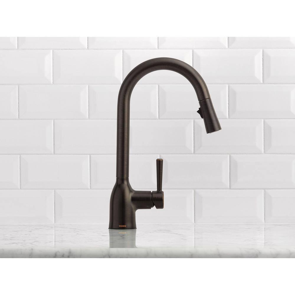 Adler Pull Down Single Handle Kitchen Faucet with Accessories