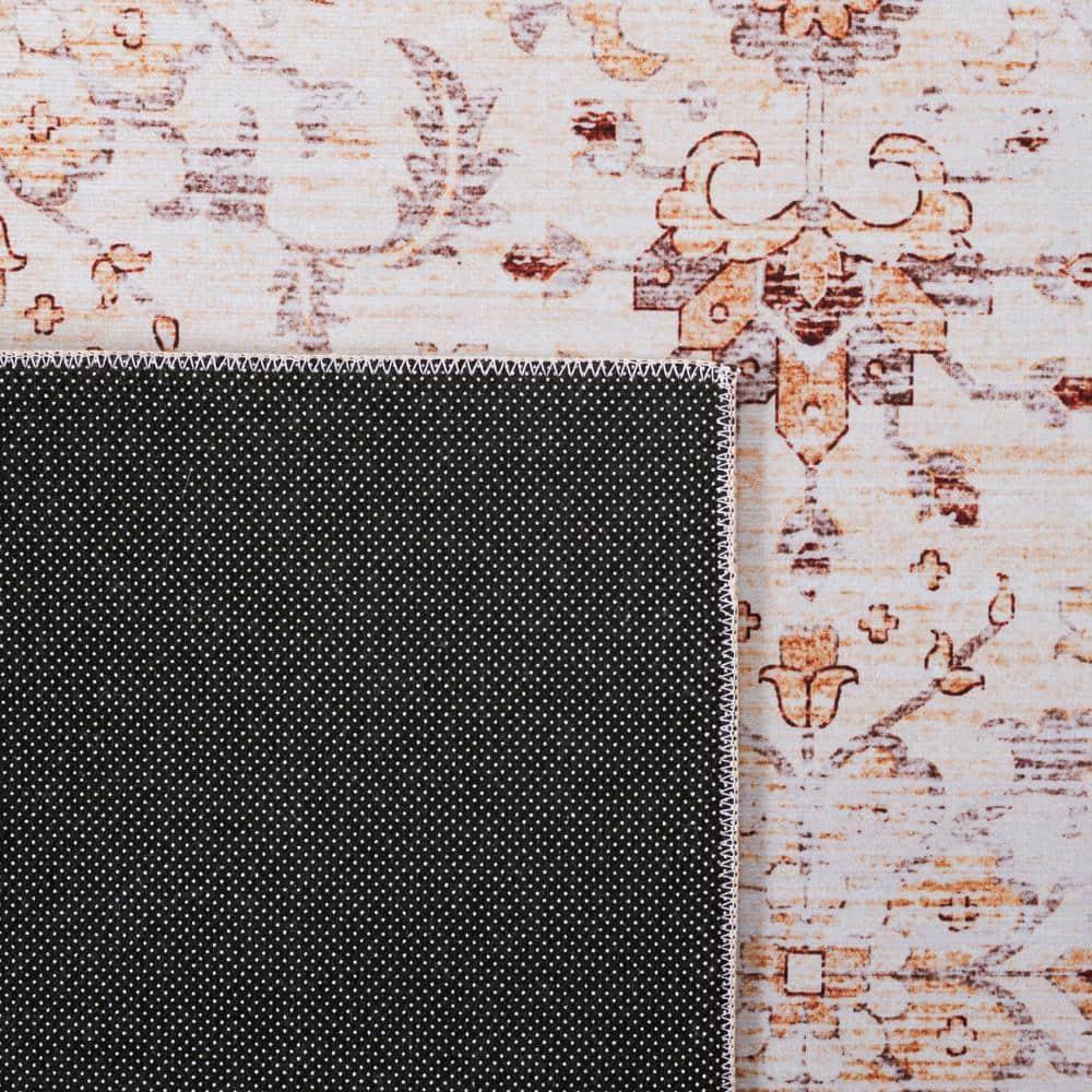 Tucson TSN179 Power Loomed Machine Washable Area Rug - Beige/Gold - 8'x10' - Safavieh.
