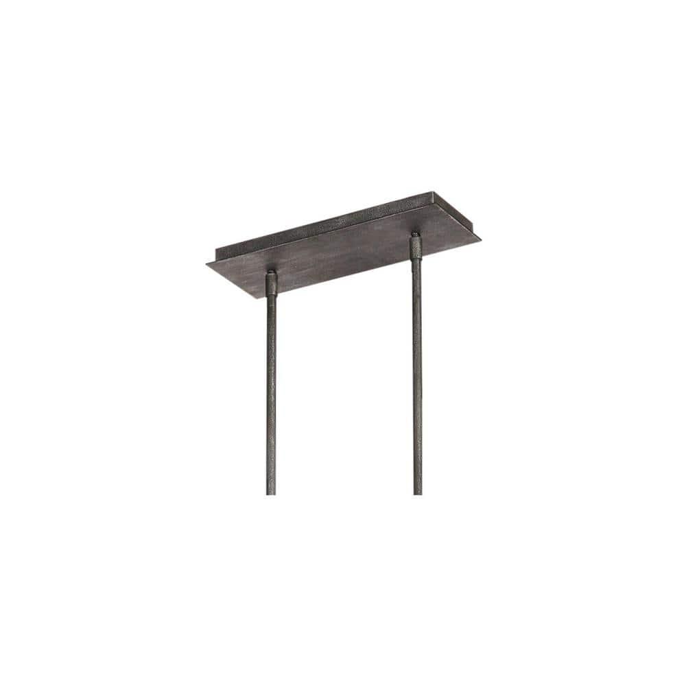 Steffens Wood & Iron Linear Chandelier (46")