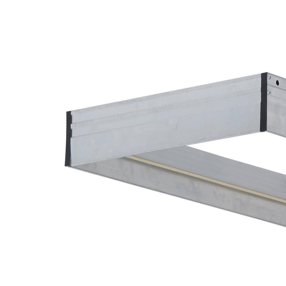 Louisville Ladder Aluminum Attic Ladder R10 Insulated Door 375 lbs Capacity 30 x 54 Inch Opening