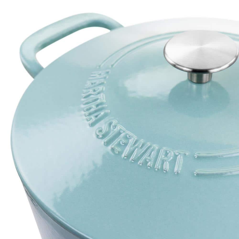Martha Stewart Martha Stewart Gatwick 7 qt. Cast Iron Round Dutch Oven with Lid