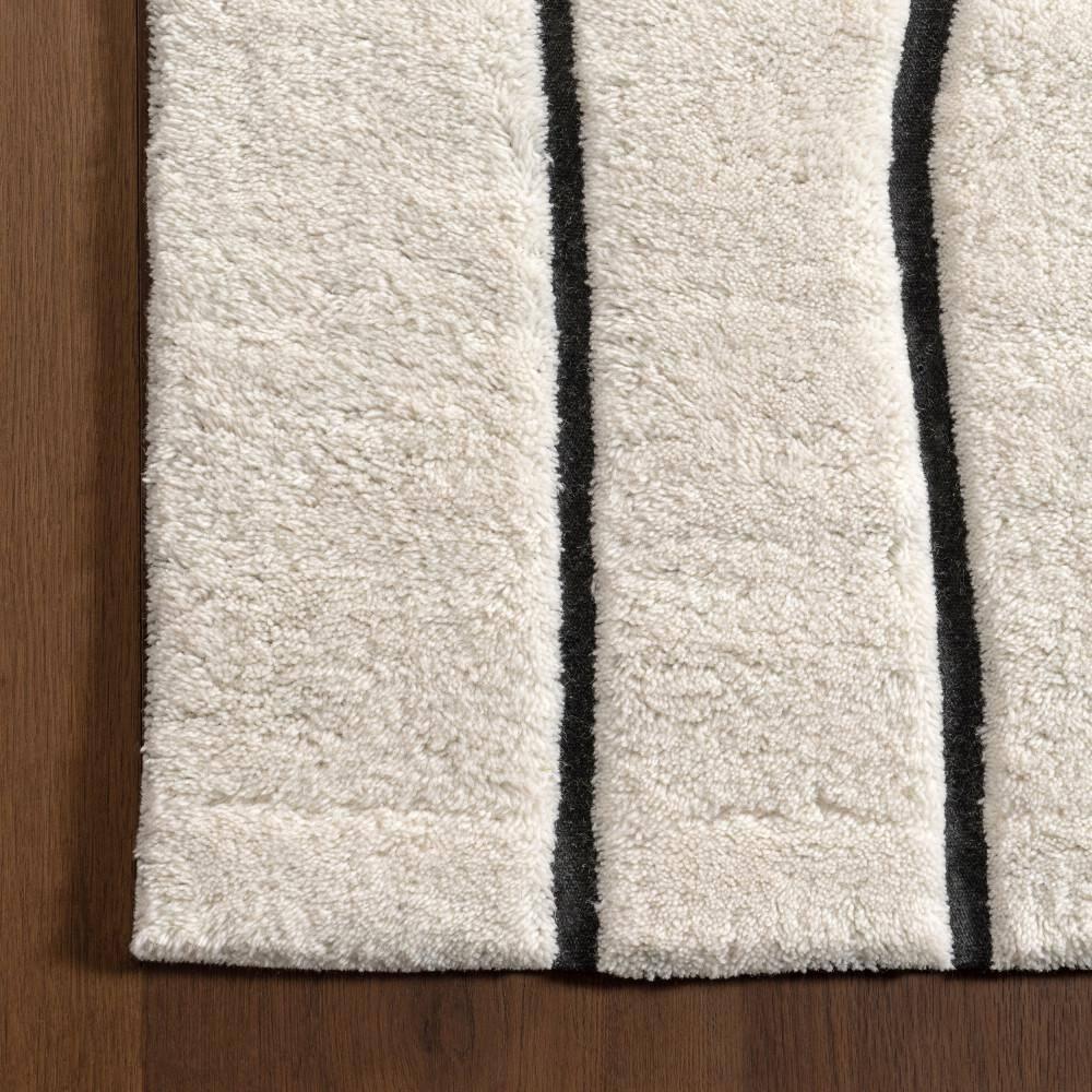 Nuloom Nazco Abstract New Zealand Wool Area Rug, 8' x 10', Charcoal