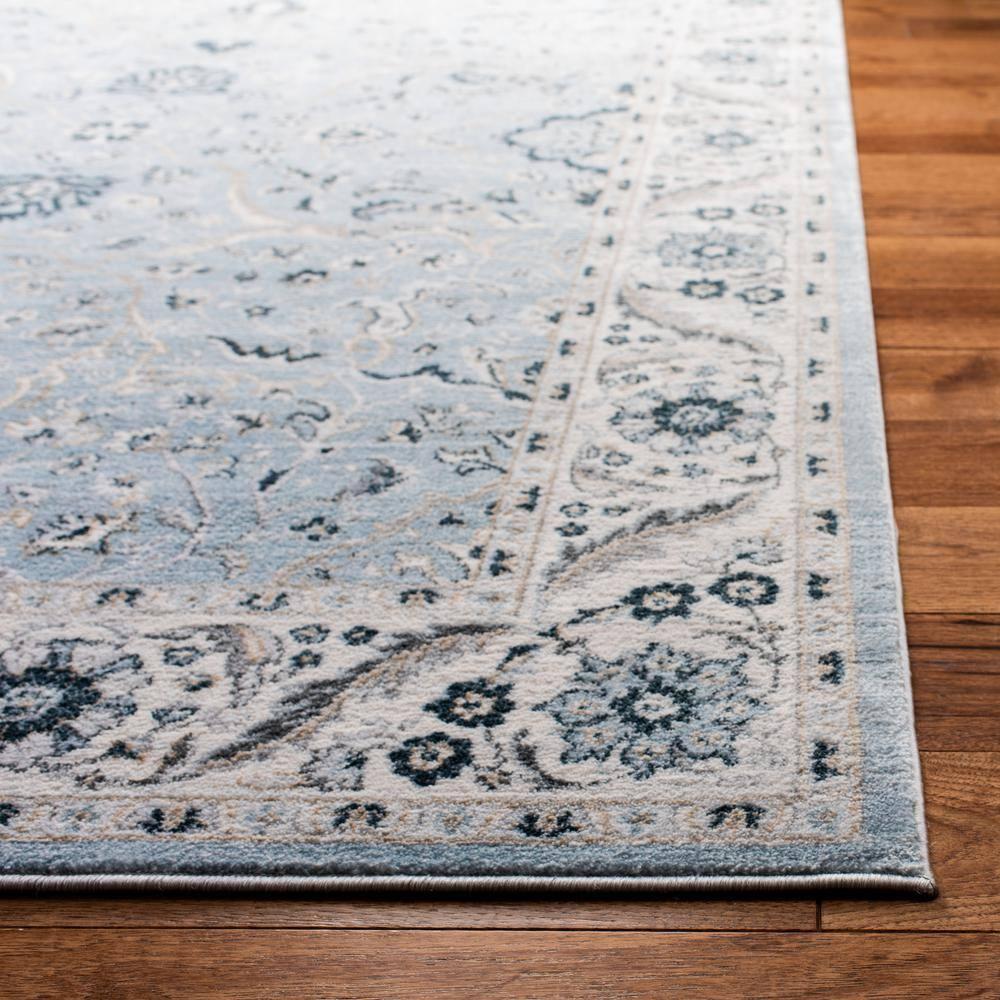 Isabella ISA912 Power Loomed Accent Rug - Light Blue/Cream - 3'x5' - Safavieh.