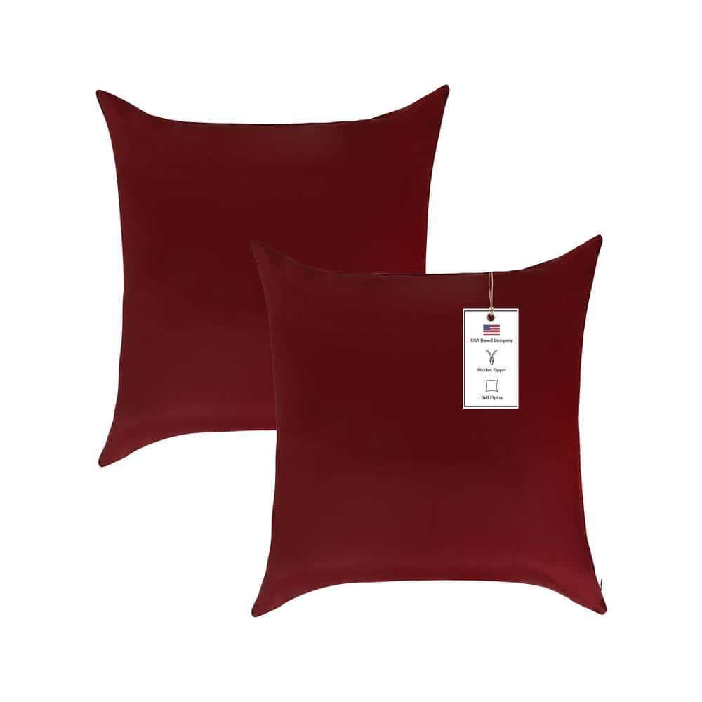 A1 Home Collections LLC Bedding Polyester Lumbar Indoor/Outdoor Pillow Cover (Set of 2)