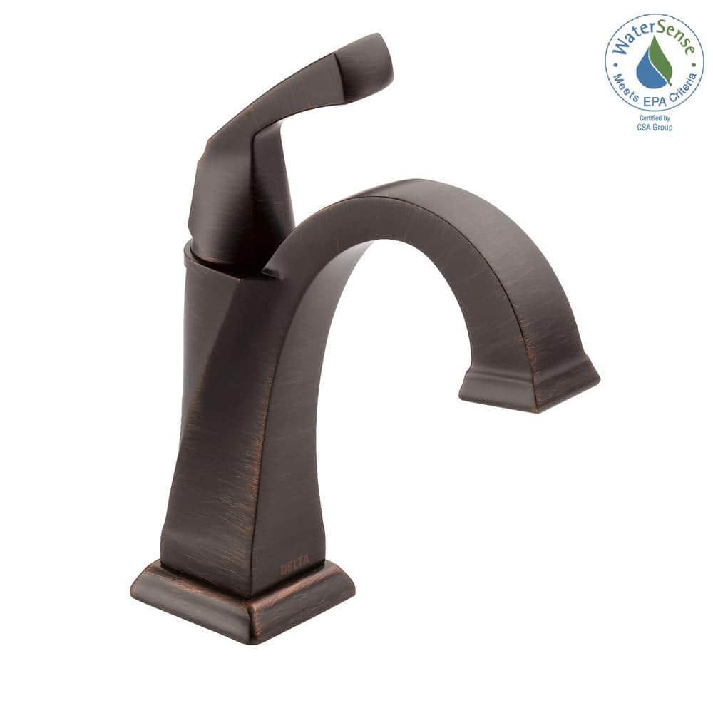 Dryden Single Hole Bathroom Faucet with Drain Assembly, Single Handle Bathroom Sink Faucet