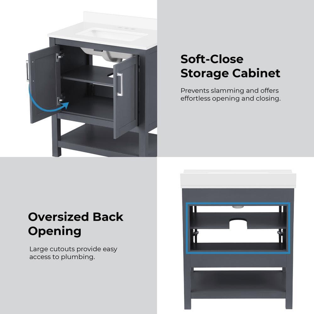 OVE Decors Vegas 30" Single Bathroom Vanity Set