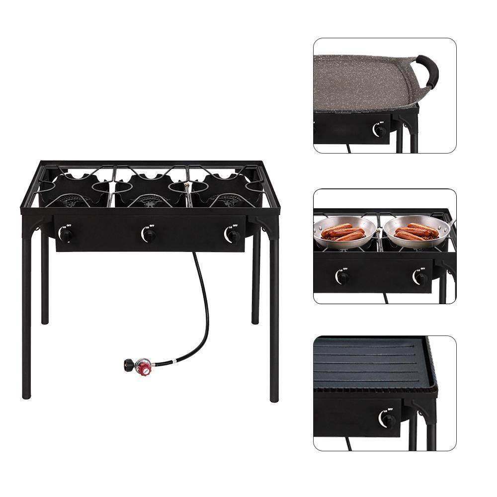 Costway Costway 3 - Burner Propane Outdoor Stove