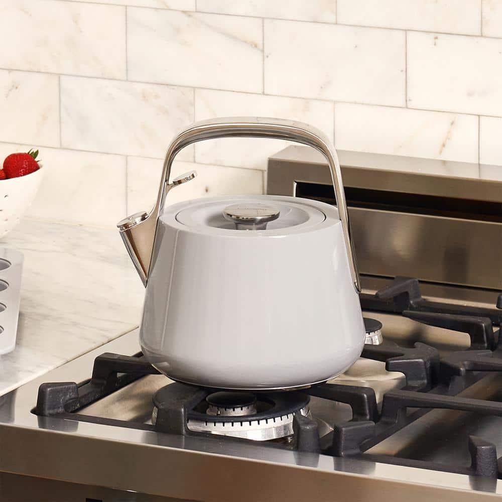 Caraway ® Grey Stovetop Whistling Tea Kettle