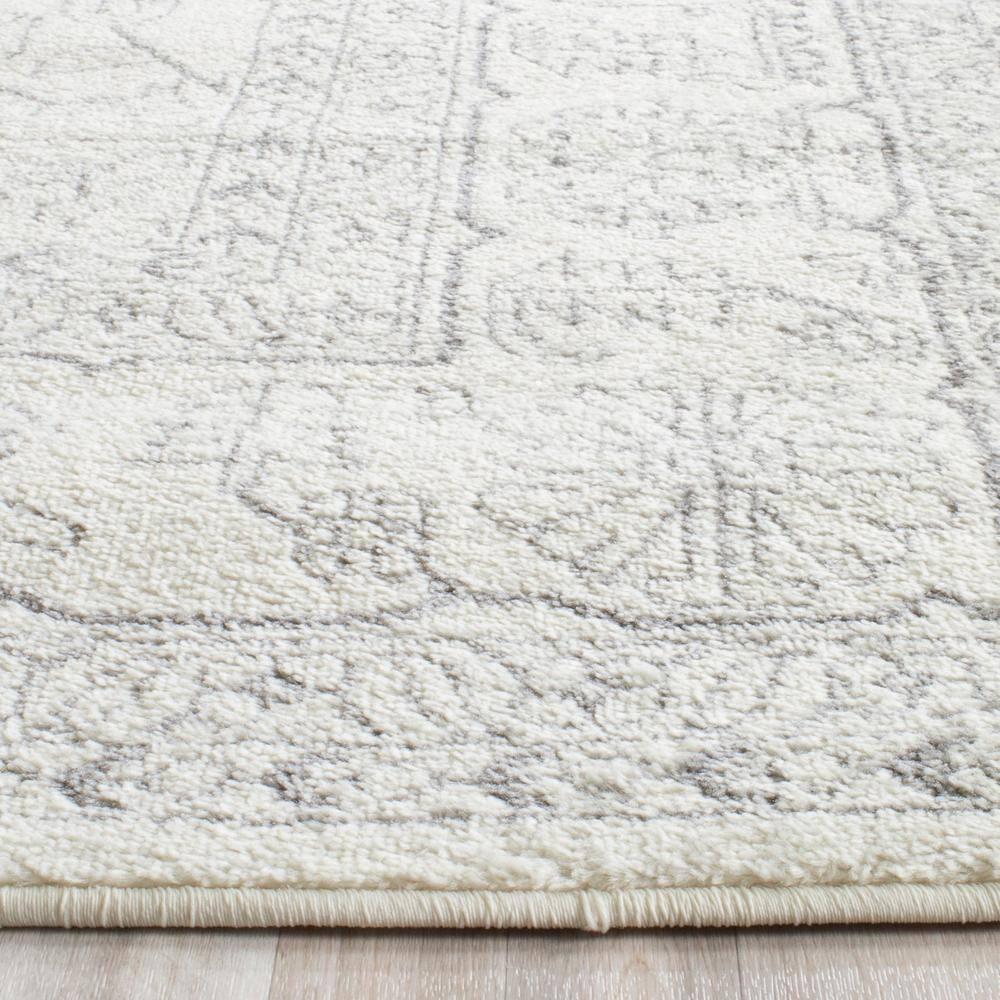 Adirondack ADR108 Power Loomed Runner Rug - Ivory/Silver - 2'6"x18' - Safavieh.