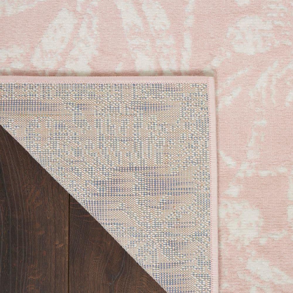 Whigham Floral Pink/White Area Rug