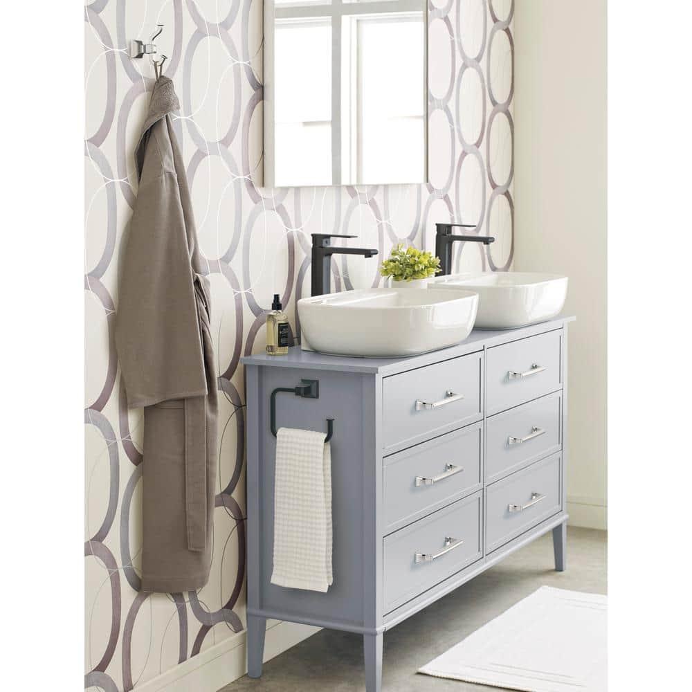 Amerock Mulholland Polished Nickel Single Prong Robe Hook