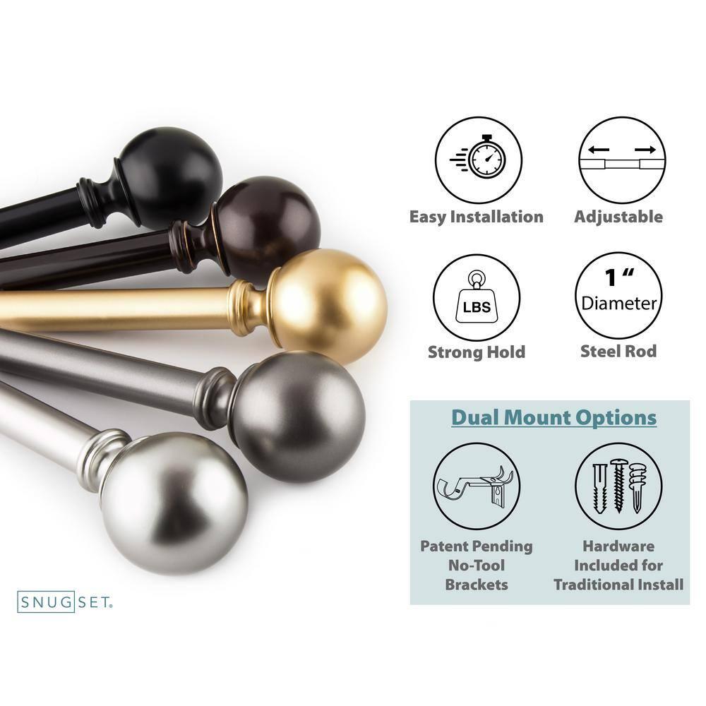 Steel Adjustable Single Curtain Rod