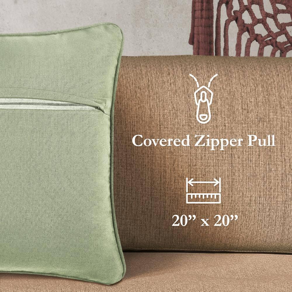 Boho Living Boho Living Jada Decorative Pillow Collection Living Cotton Blend Square Throw Pillow Cover (Set of 2)