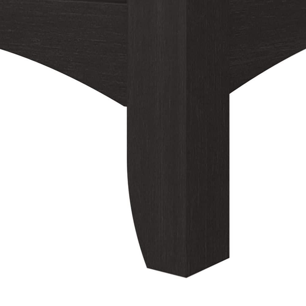 Bush Furniture Salinas Tall Bathroom Storage Cabinet with Doors, Vintage Black