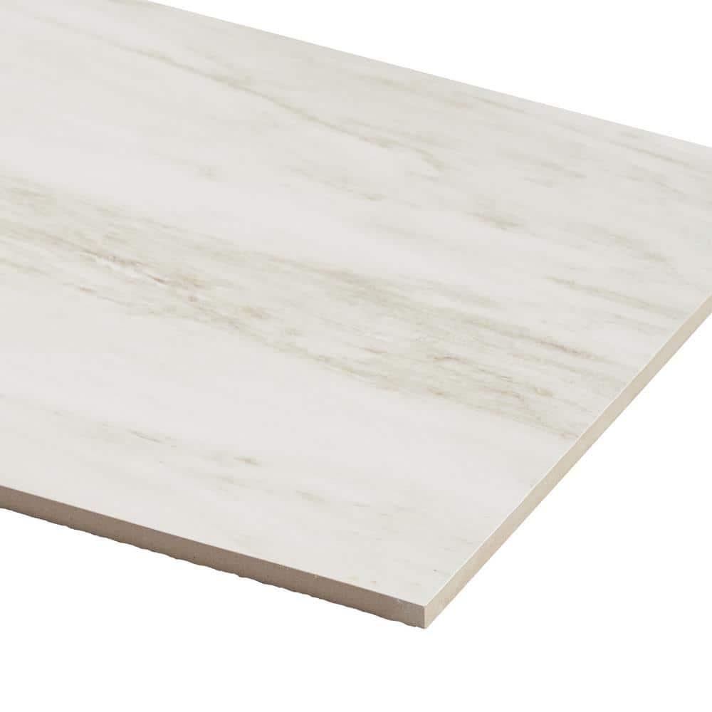 Bond Tile Saroshi 11.81 in. x 23.62 in. Matte Marble Look Porcelain Floor and Wall Tile (9.68 Sq. Ft. / Case)