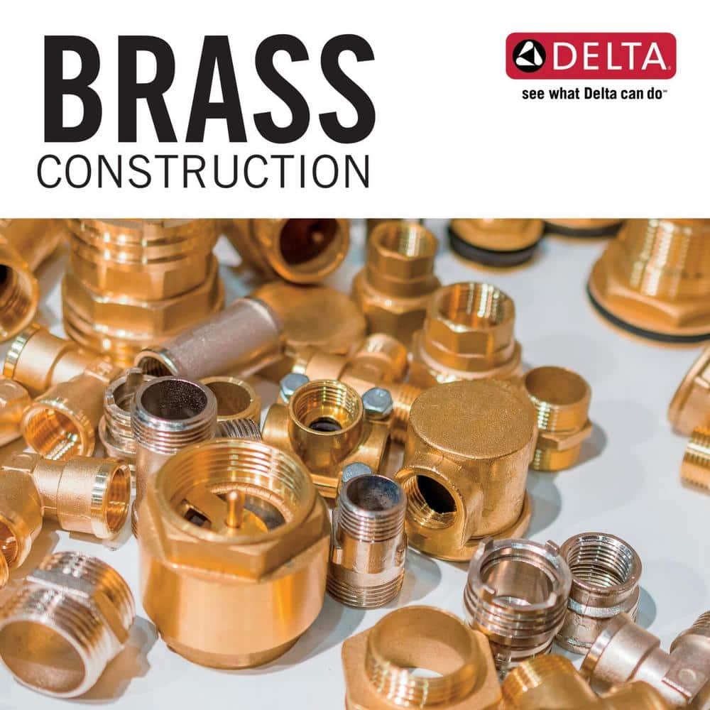 Delta Cassidy Wall Mounted Tub Filler, Polished Nickel