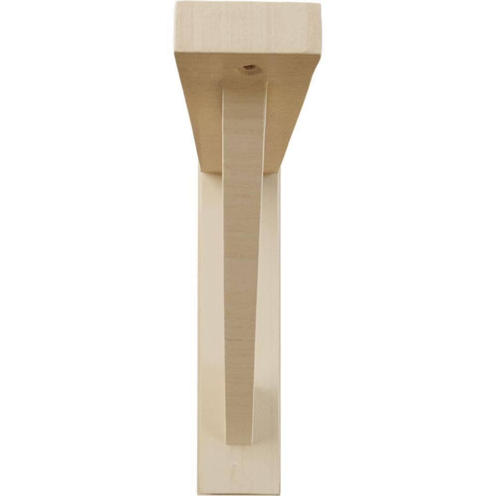 Ekena Millwork Traditional H 2.5'' W D Wood Bracket / Corbel
