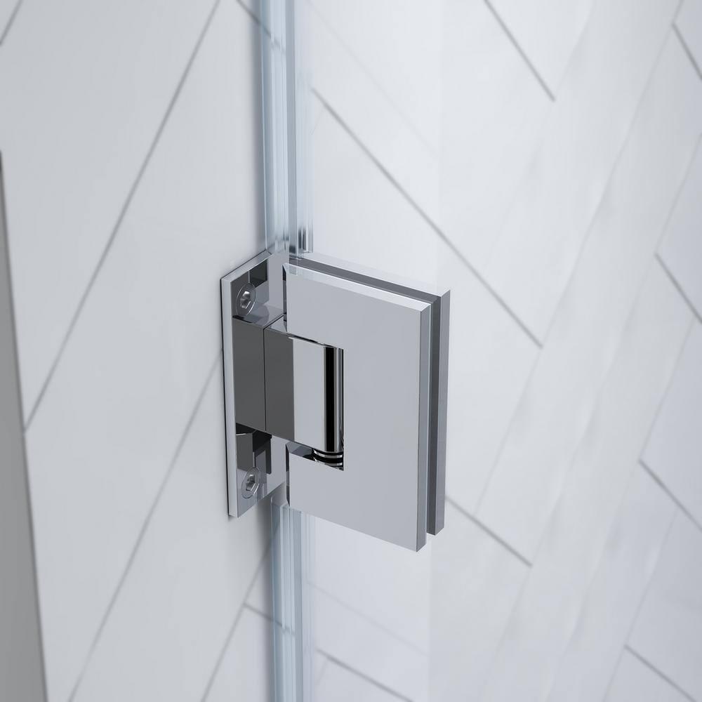 Ove Decors Endless Tampa-Pro 31" W x 72" H Corner Frameless Shower Kit, Door, Panel TP0123100