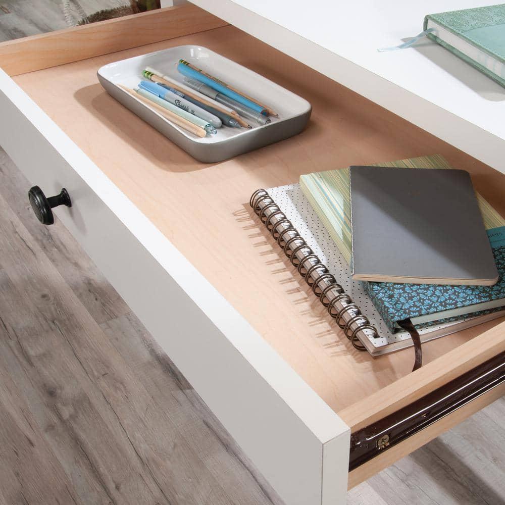 Sauder County Line Writing Desk, Soft White Finish