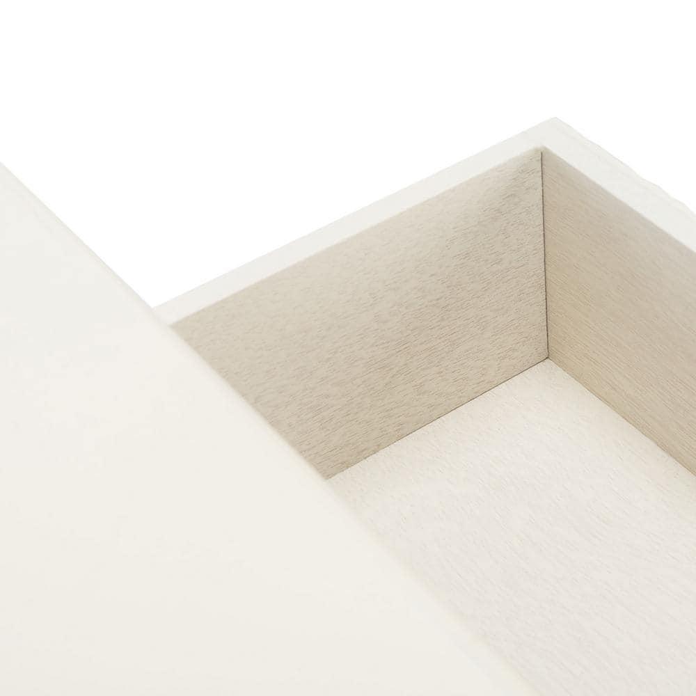Haines 1 Drawer Accent Table - ACC5720D - White - Safavieh
