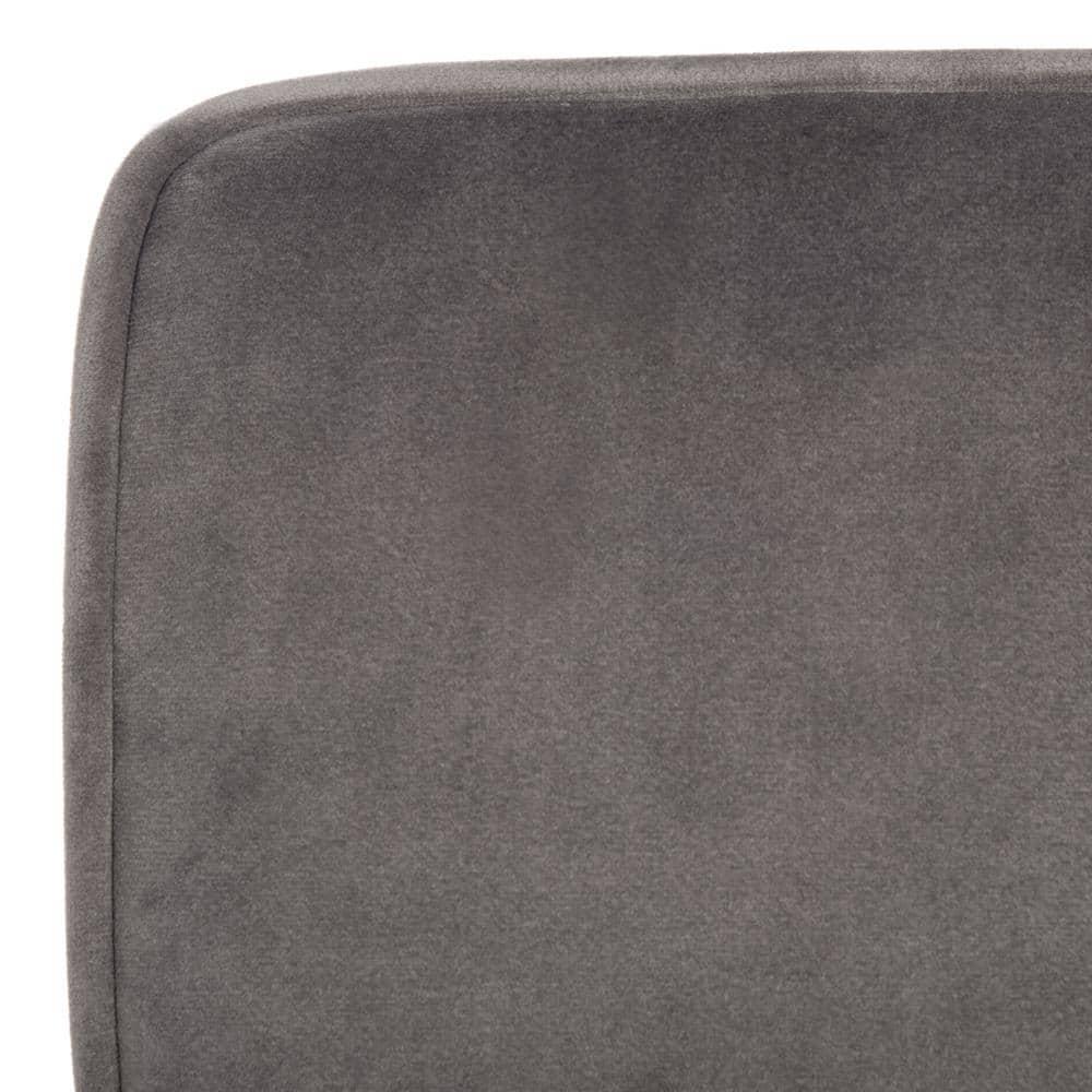 Suri Mid Century Arm Chair - ACH4508 - Dark Grey/Walnut - Safavieh