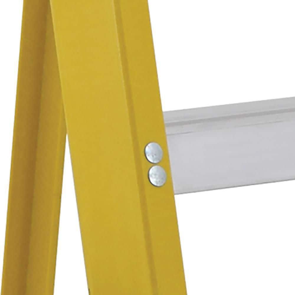 Louisville Ladder 8 ft. Fiberglass Step Ladder with 250 lbs. Load Capacity Type I Duty Rating