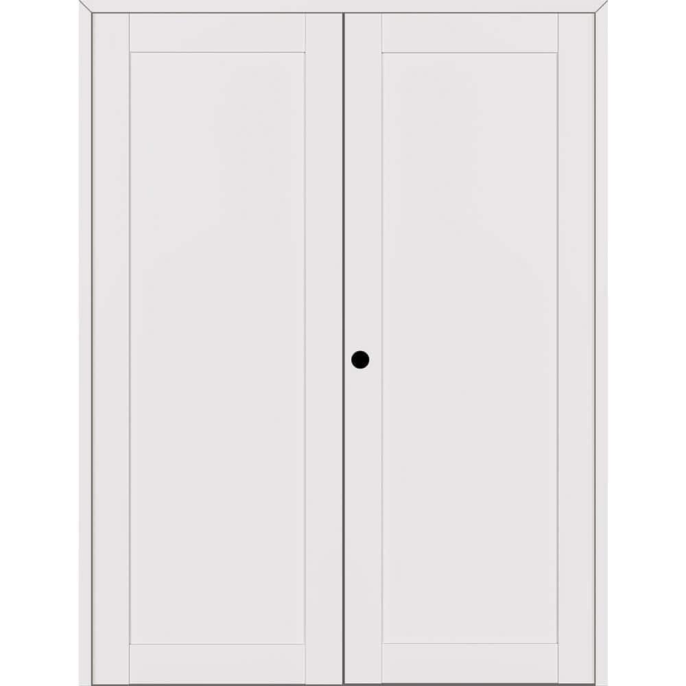 Belldinni 1 Panel Shaker Manufactured Wood Paneled Double Swing Interior Door