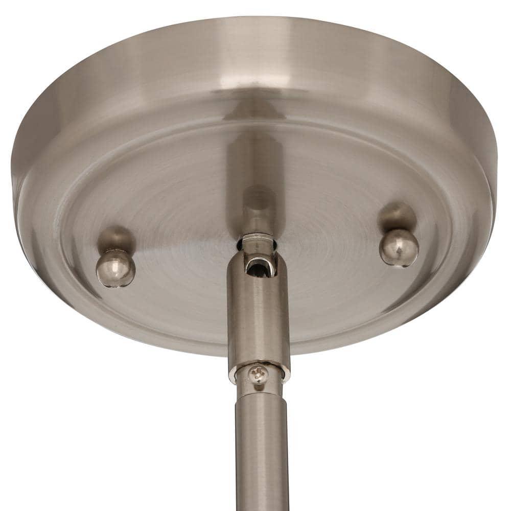 Golden Lighting Duncan 1-Light Mini Pendant in Pewter with Seafoam