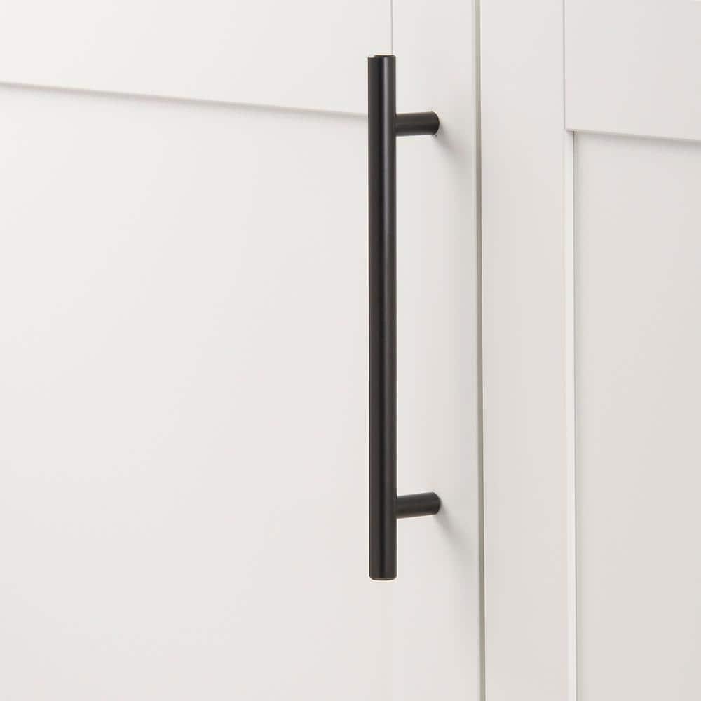 Bar Pull Kitchen Cabinet Handles, Solid Core Drawer Pulls for Cabinet Doors, 6-5/16" (160mm)