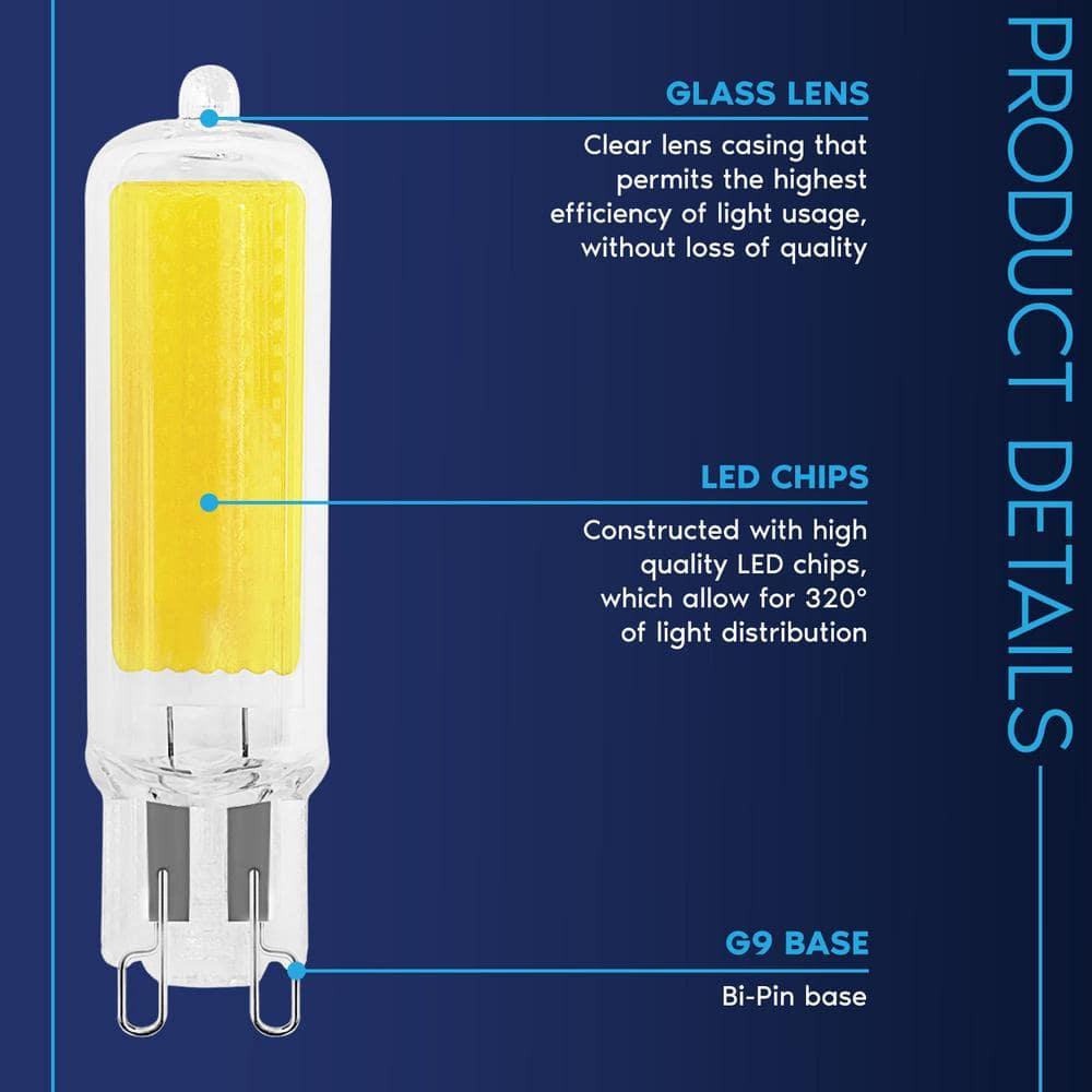 50 Watt Equivalent T4 G9/Bi-pin Dimmable LED Bulb