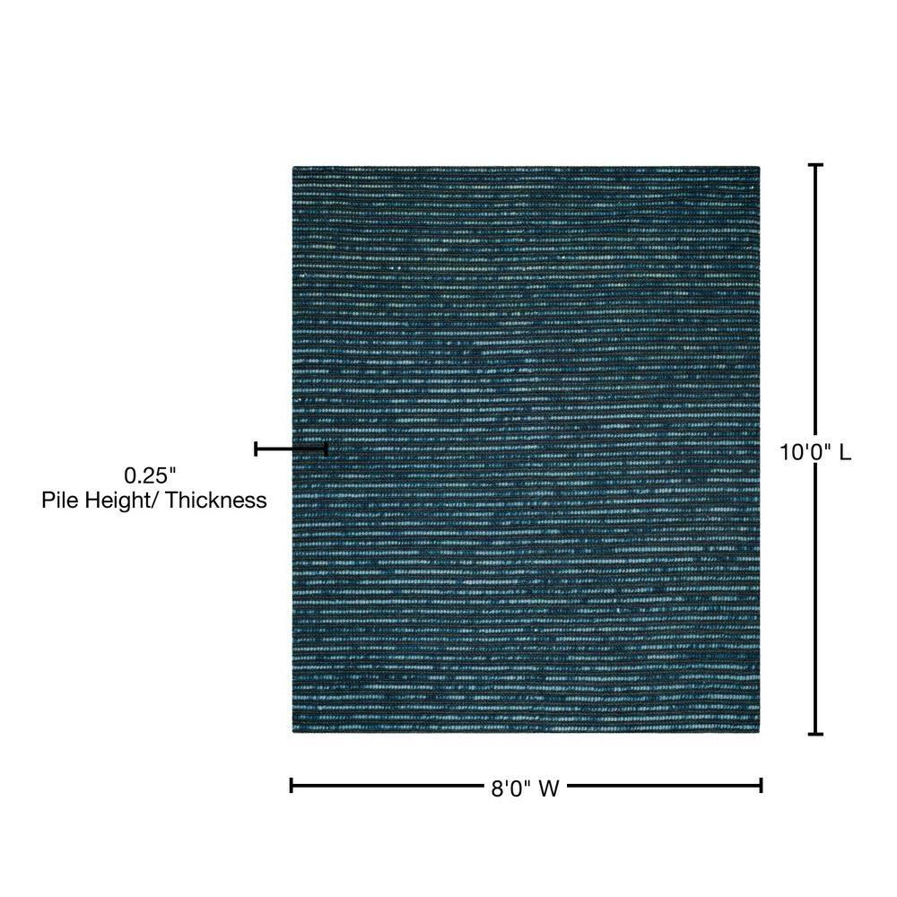 Bohemian BOH525 Hand Woven Area Rug - Dark Blue/Multi - 8'x10' - Safavieh.