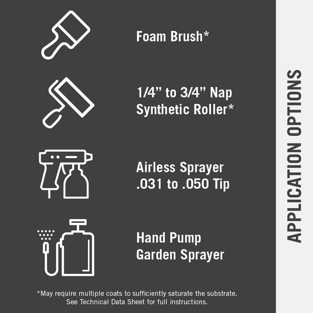 Rainguard Water Sealers SP-6004, Silicone, Clear Stone Industrial Sealant, 1 gal