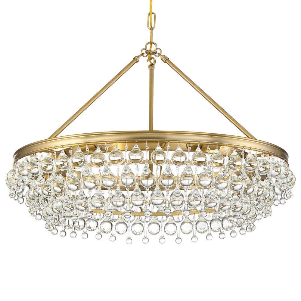 Crystorama Lighting - Six Light Chandelier - Chandelier - Calypso - Six Light