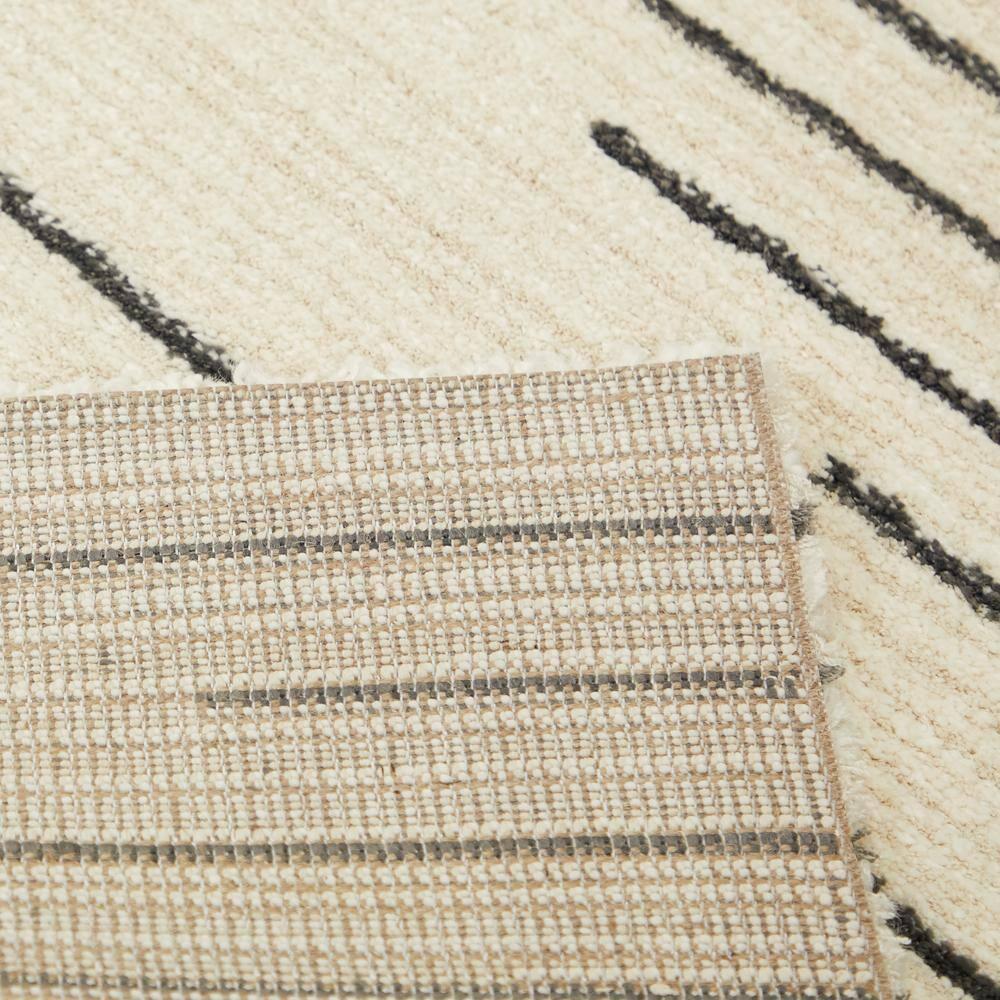 Bonfiglio Power Loom Cream/Gray Area Rug