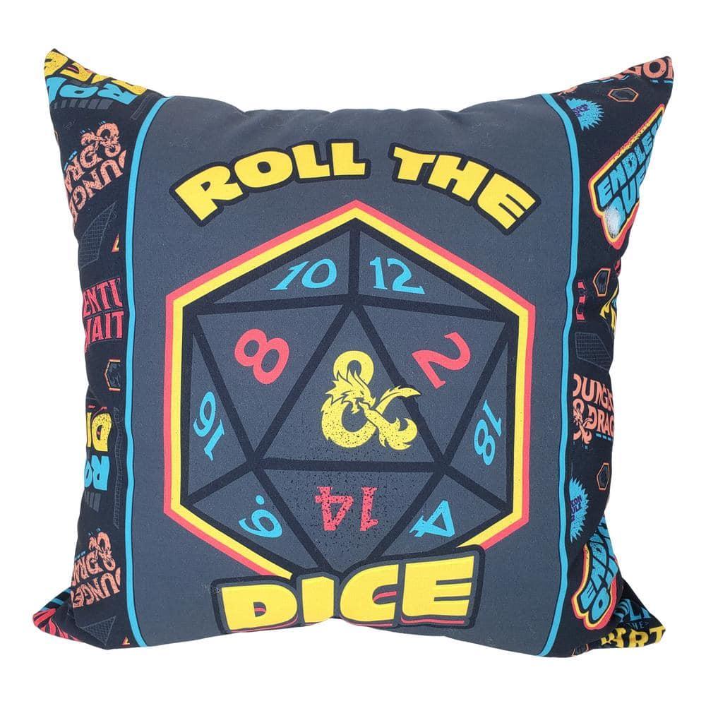 Northwest Dungeons & Dragons Pillow, 18" x 18", Roll The Dice