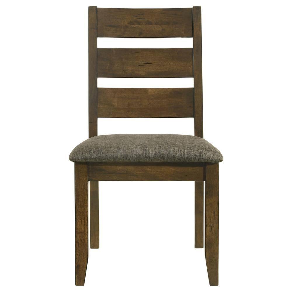 Coaster Alston Ladder Back Wood Dining Chair in Nutmeg