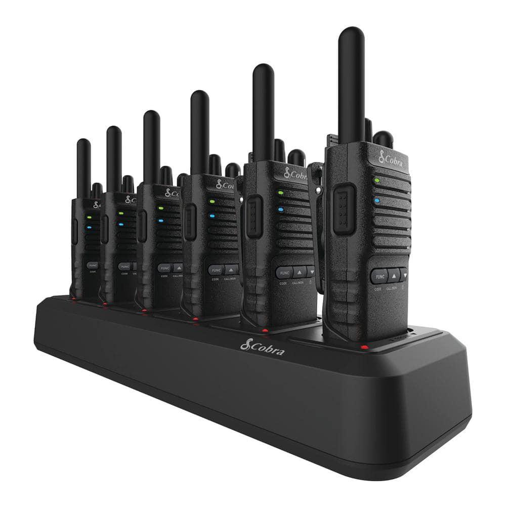 Cobra PX650 Pro Business 42-Mile-Range 2-Way Radios (6 Pack) in Black