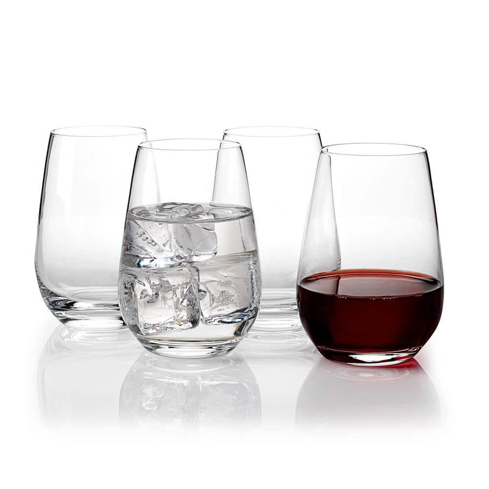 vivo by Villeroy & Boch Group Vivo by Villeroy & Boch Group Voice Set/4 Stemless Lead Free Crystal 13.5 oz All Purpose Glasses (Set of 4)
