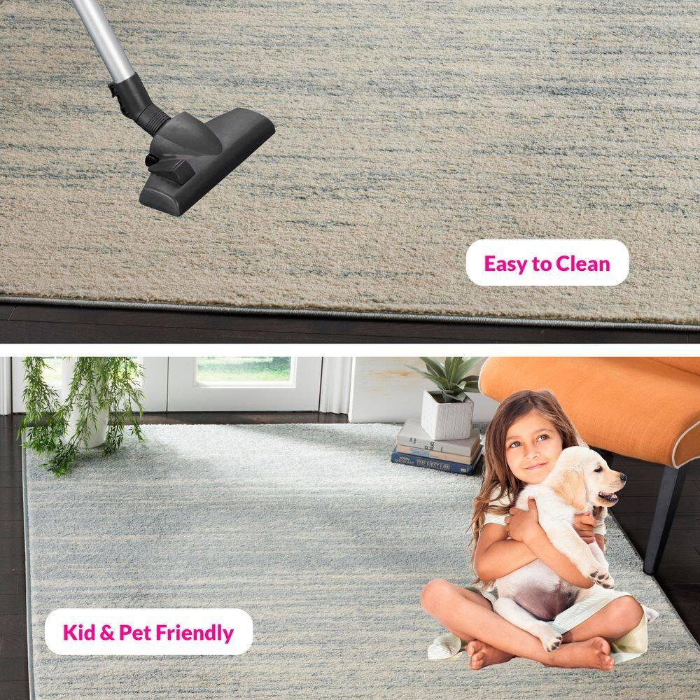 SAFAVIEH Adirondack Esmond Striped Area Rug, Slate/Cream, 10' x 14'