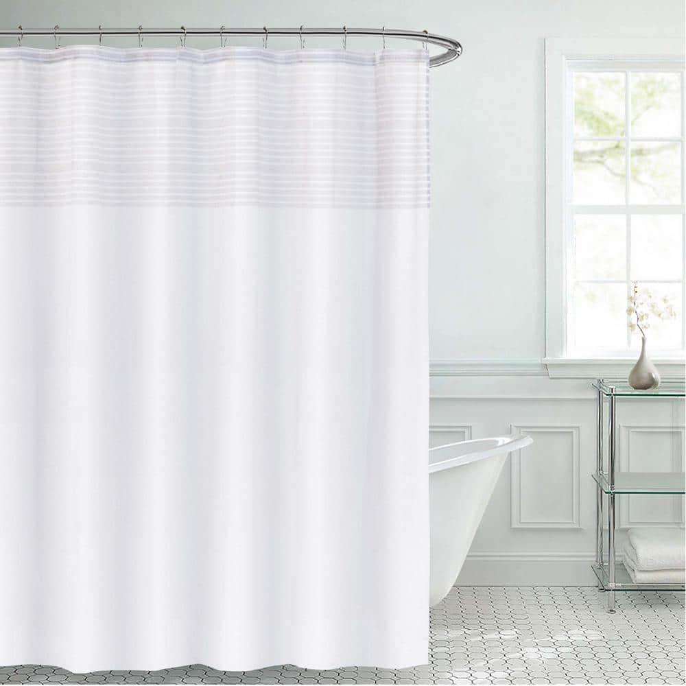 French Connection French Connection Striped 13 Piece Shower Curtain Set + Hooks