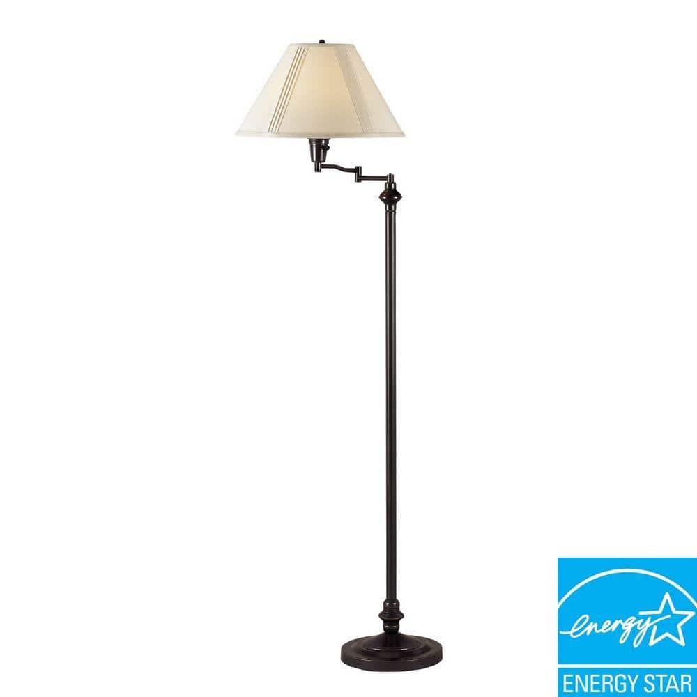 Cal Lighting 150W 3 Way Swing Arm Floor Lamp