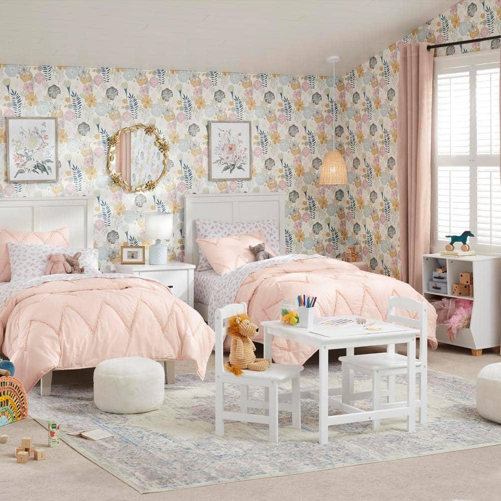 Nourison Grafix GRF14 Ivory/Pink Area Rug 7'10" x 9'10"